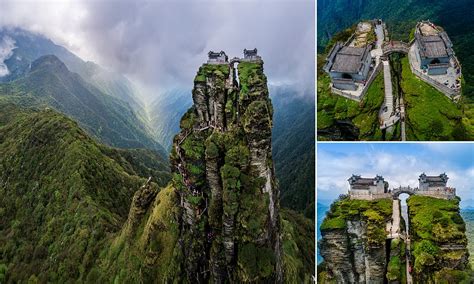 Le Temple de Qingyan : Un joyau architectural perché dans les nuages !